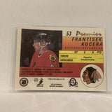 #53 Frantisek Kucera Chicago Blackhawks   1991-92 O-Pee-Chee Hockey Card A2Q
