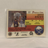 #11 Greg Brown Buffalo Sabres   1991-92 O-Pee-Chee Hockey Card A2Q