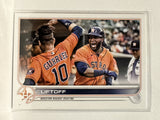 #110 Liftoff  Houston Astros 2022 Topps Series One Baseball Card