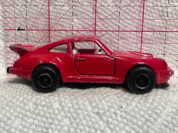 Red Porsche Turbo #209 1/57 Majorette Diecast Car