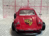 Red Porsche Turbo #209 1/57 Majorette Diecast Car