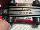 Red Porsche Turbo #209 1/57 Majorette Diecast Car