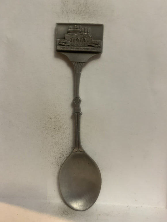 Port aux Basques North Sydney 100 Pewter Souvenir Spoon