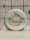ASMC PDI '93 Atlanta Peach Button Pinback