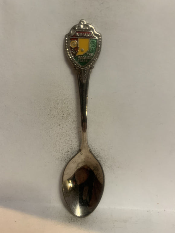 Indiana The Hoosier State Souvenir Spoon