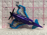 Purple Poison Arrow Plane Hot Wheels Diecast Car