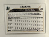 #114 Tony Kemp Rainbow Oakland Athletics 2022 Topps Series One Baseball Card