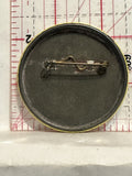 The King is Coming Button Pinback