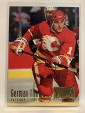 #36 German Titov Calgary Flames 1994-95 Fleer Ultra Hockey Card