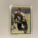 #33 Link Gaetz Minnesota North Stars   1991-92 O-Pee-Chee Hockey Card A2R