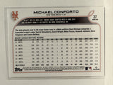 #37 Michael Conforto New York Mets 2022 Topps Series One Baseball Card