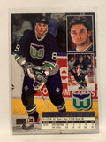 #91 Darren Turcotte Hartford Whalers 1994-95 Fleer Ultra Hockey Card