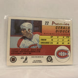 #22 Gerald Diduck Montreal Canadiens   1991-92 O-Pee-Chee Hockey Card A2R
