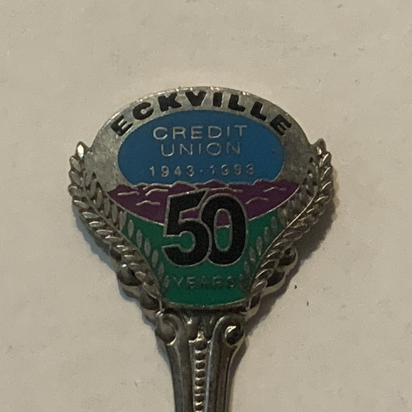 Eckville Credit Union 50 Years 1943 1993 collectable Souvenir Spoon PM