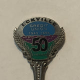Eckville Credit Union 50 Years 1943 1993 collectable Souvenir Spoon PM