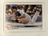 #330 Jacob DeGrom New York Mets 2022 Topps Series One Baseball Card