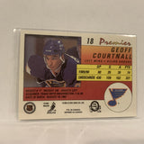 #18 Geoff Courtnall St Louis Blues   1991-92 O-Pee-Chee Hockey Card A2R