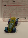 Clear Yellow Racer CFL02 2011 Hot Wheels Toy Diecast Car