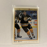 #127 Wes Walz Bosoton Bruins   1991-92 O-Pee-Chee Hockey Card A2S