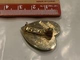 Boy on a Heart Lapel Hat Pin DD