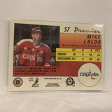 #57 Mike Lalor Washington Capitals   1991-92 O-Pee-Chee Hockey Card A2S