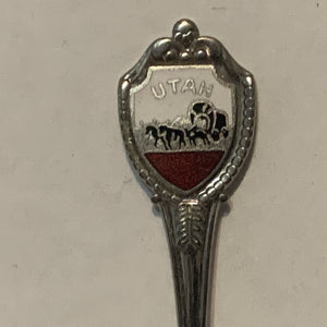 Utah Covered Wagon collectable Souvenir Spoon PM
