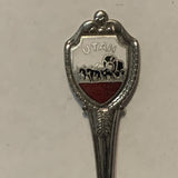 Utah Covered Wagon collectable Souvenir Spoon PM