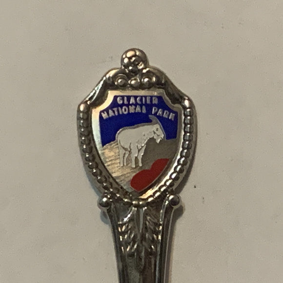 Glacier National Park Mountain Goat collectable Souvenir Spoon PM