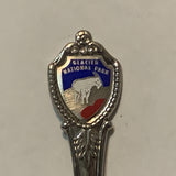 Glacier National Park Mountain Goat collectable Souvenir Spoon PM