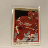 #69 Brad McCrimmon Detroit Red Wings   1991-92 O-Pee-Chee Hockey Card A2S