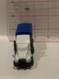 White Blue Heavy Hauler Semi Truck Unbranded Toy Diecast Car