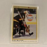 #70 Kirk Mclean Vancouver Canucks   1991-92 O-Pee-Chee Hockey Card A2S