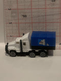 White Blue Heavy Hauler Semi Truck Unbranded Toy Diecast Car