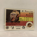#70 Kirk Mclean Vancouver Canucks   1991-92 O-Pee-Chee Hockey Card A2S