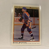 #71 Mark Messier Edmonton Oilers   1991-92 O-Pee-Chee Hockey Card A2S