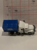 White Blue Heavy Hauler Semi Truck Unbranded Toy Diecast Car