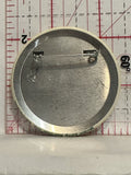 My Family My Friend Logo Button Pinback