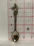 Woman Holding a Basket Souvenir Spoon