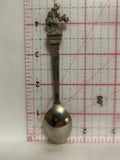 Woman Holding a Basket Souvenir Spoon