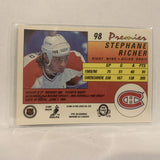 #98 Stephane Richer Montreal Canadiens   1991-92 O-Pee-Chee Hockey Card A2T
