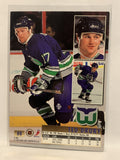 #88 Ted Drury Hartford Whalers 1994-95 Fleer Ultra Hockey Card