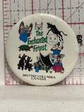 The Enchanted Forest British Columbia Canada Button Pinback