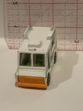 White Espresso Stop Food Truck 1983 Hot Wheels Toy Diecast Car