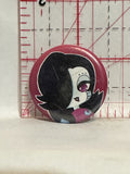 Anime Superhero Girl Button Pinback