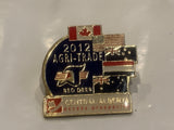 2012 Agri-Trade Red Deer Central Alberta Access Properity Lapel Hat Pin DE