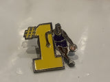 #1 Basketball Player Lapel Hat Pin DE