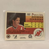 #105 Brendan Shanahan New Jersey Devils   1991-92 O-Pee-Chee Hockey Card A2T