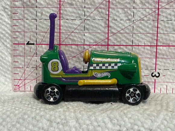 Green Bump Around X1657 Hot Wheels Diecast Car