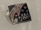 USA Olympics Flag Logo Lapel Hat Pin DE