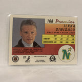 #108 Ilkka Sinisalo Minnesota North Stars   1991-92 O-Pee-Chee Hockey Card A2T